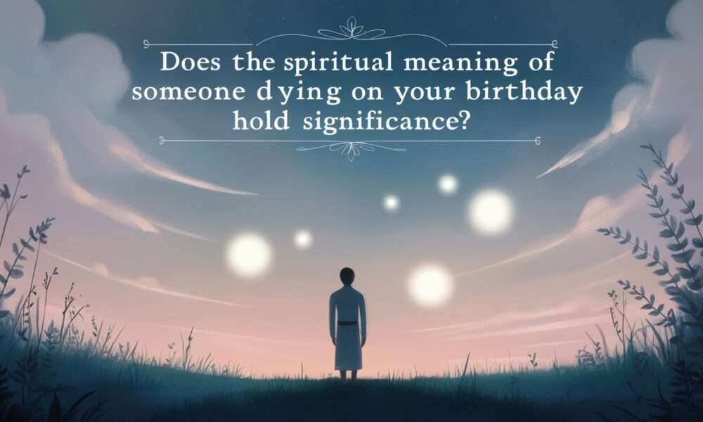Does the spiritual meaning of someone dying on your birthday hold significance?