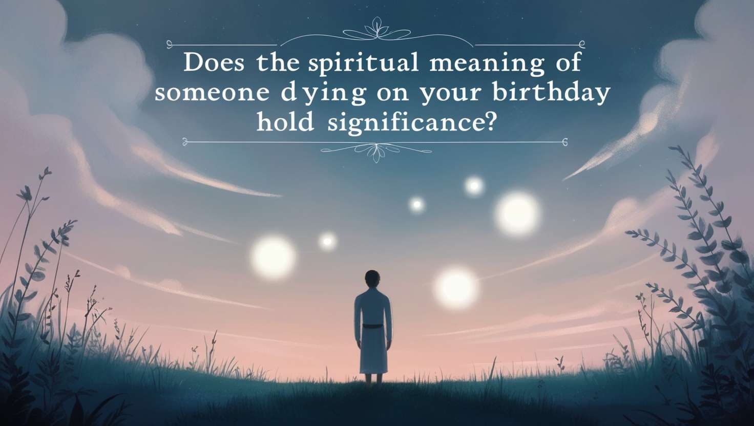 Does the spiritual meaning of someone dying on your birthday hold significance?