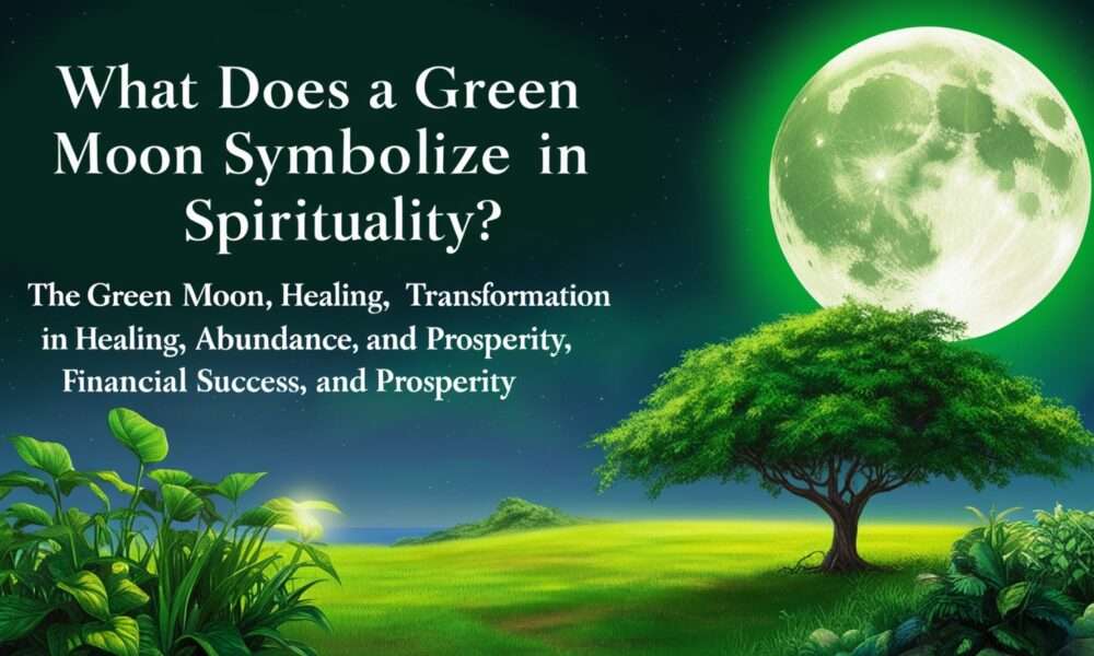 What Does a Green Moon Symbolize in Spirituality?