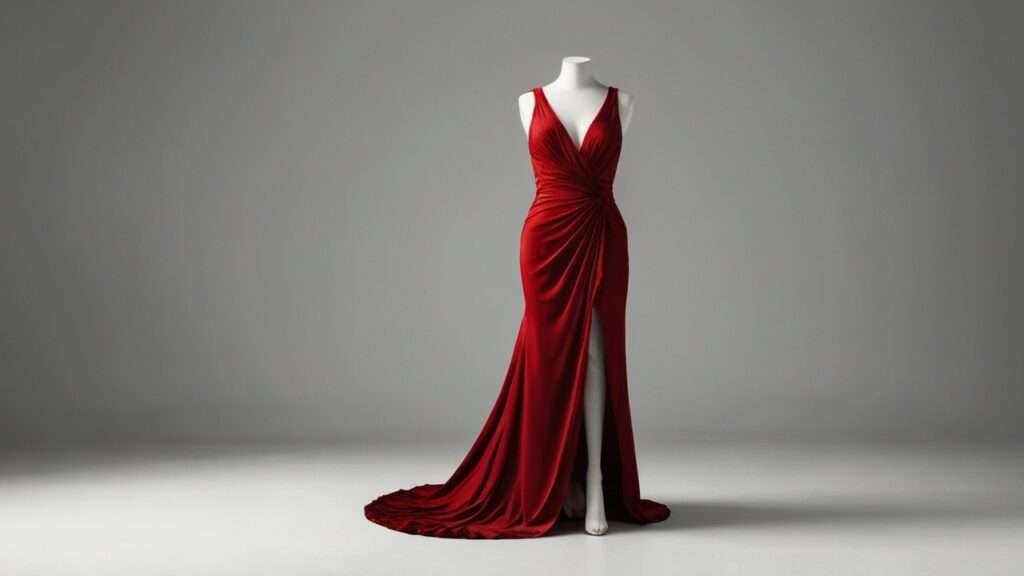 dream of wearing red dress