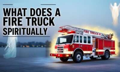 What does a fire truck symbolize spiritually?
